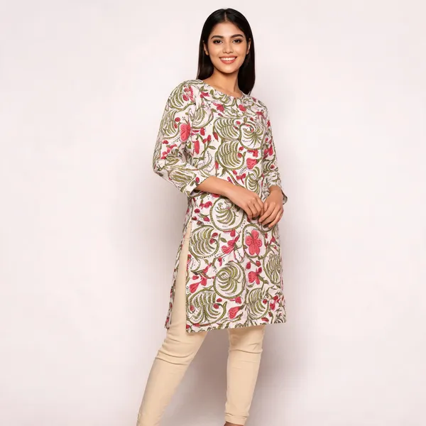 Unstiched_Multicolor_Soft_Cotton_Unstiched_Kurti_For_Women