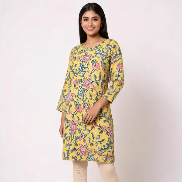 Unstiched_Multicolor_Soft_Cotton_Unstiched_Kurti_For_Women