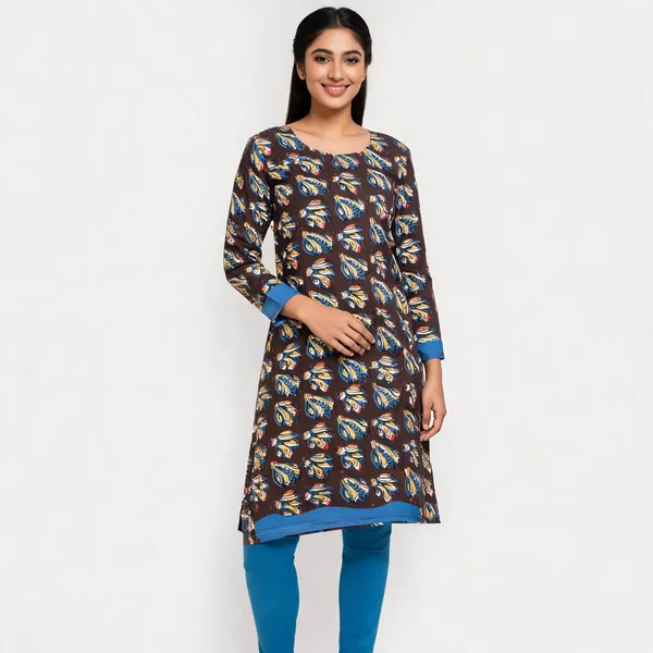 Unstiched_Multicolor_Soft_Cotton_Unstiched_Kurti_For_Women