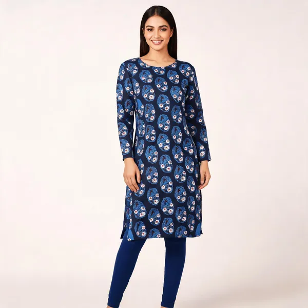 Unstiched_Multicolor_Soft_Cotton_Unstiched_Kurti_For_Women
