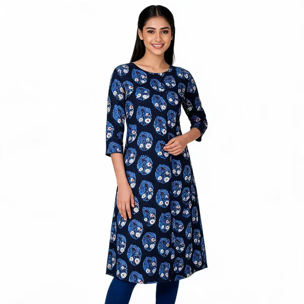 Unstiched_Multicolor_Soft_Cotton_Unstiched_Kurti_For_Women