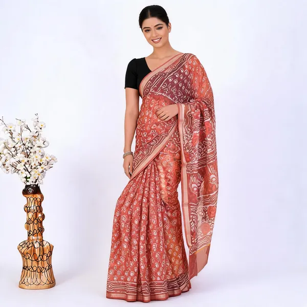 Multicolor_Soft_Cotton_Saree_For_Women