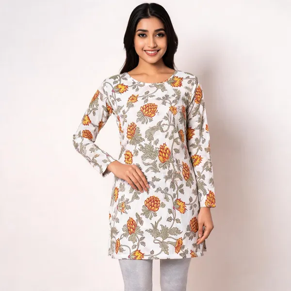 Unstiched_Multicolor_Soft_Cotton_Unstiched_Kurti_For_Women