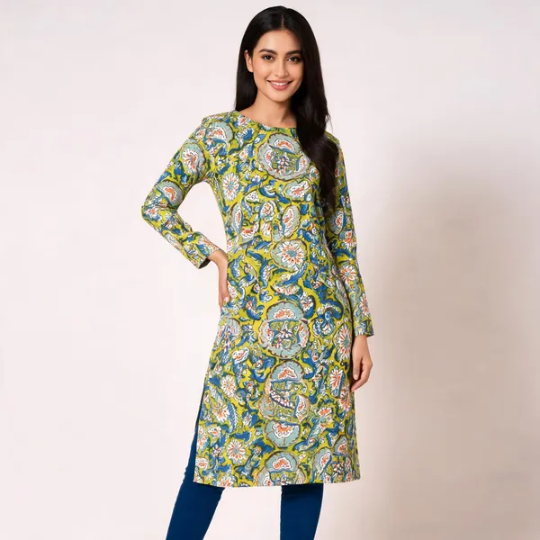 Unstiched_Multicolor_Soft_Cotton_Unstiched_Kurti_For_Women