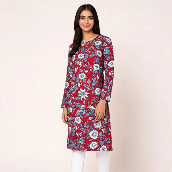 Unstiched_Multicolor_Soft_Cotton_Unstiched_Kurti_For_Women