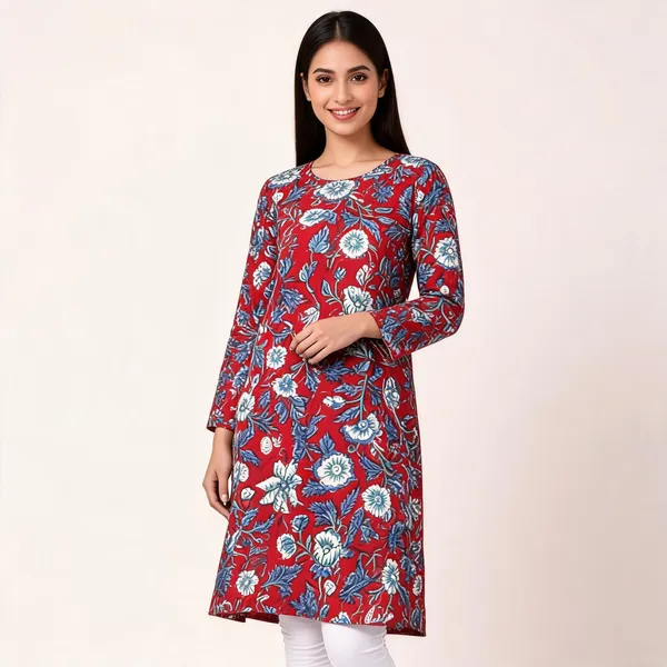 Unstiched_Multicolor_Soft_Cotton_Unstiched_Kurti_For_Women