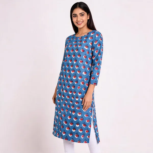 Unstiched_Multicolor_Soft_Cotton_Unstiched_Kurti_For_Women