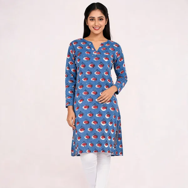 Unstiched_Multicolor_Soft_Cotton_Unstiched_Kurti_For_Women