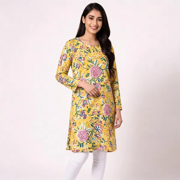 Unstiched_Multicolor_Soft_Cotton_Unstiched_Kurti_For_Women