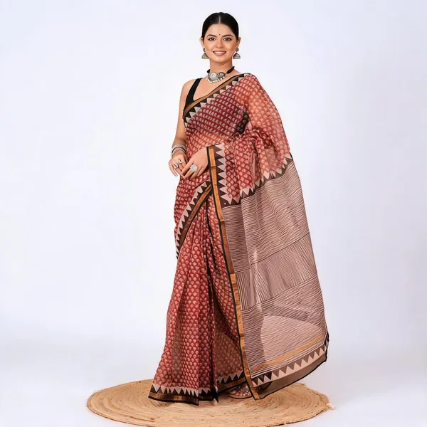 Multicolor_Soft_Cotton_Saree_For_Women