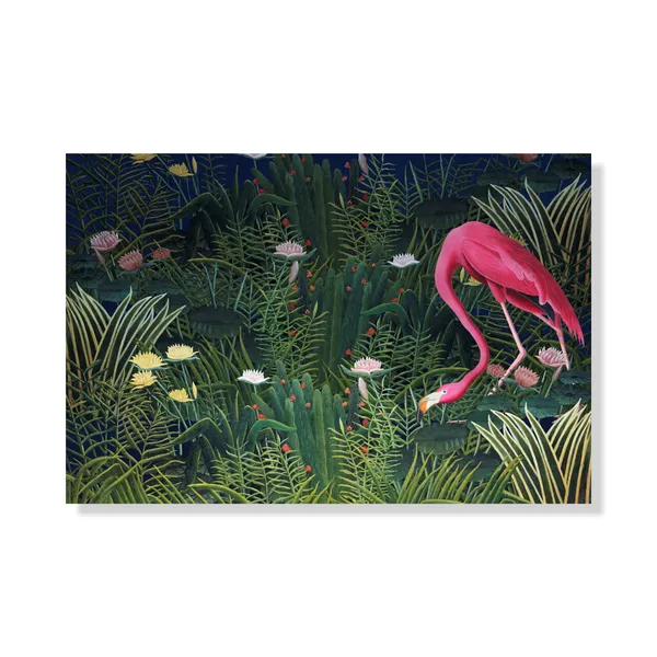 Midnight_Oasis_Tropical_Flamingo_&_Lotus_Wall_Decor_Art