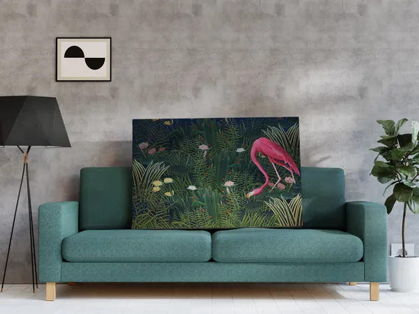 Midnight_Oasis_Tropical_Flamingo_&_Lotus_Wall_Decor_Art
