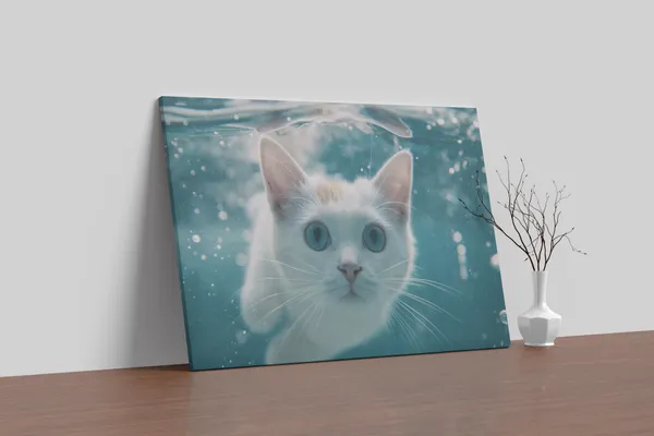Blue_Eyes_Underwater_Cat_Canvas_Art