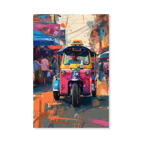 Colorful_Indian_Tuk_Tuk_Street_Canvas_Art