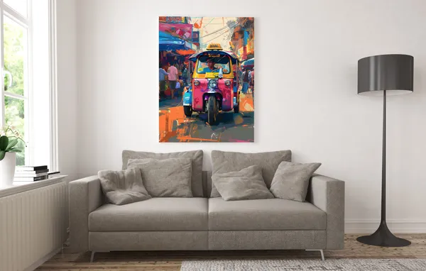 Colorful_Indian_Tuk_Tuk_Street_Canvas_Art
