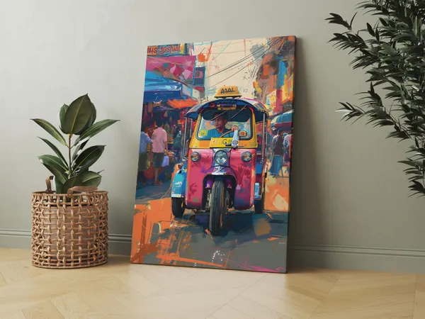 Colorful_Indian_Tuk_Tuk_Street_Canvas_Art