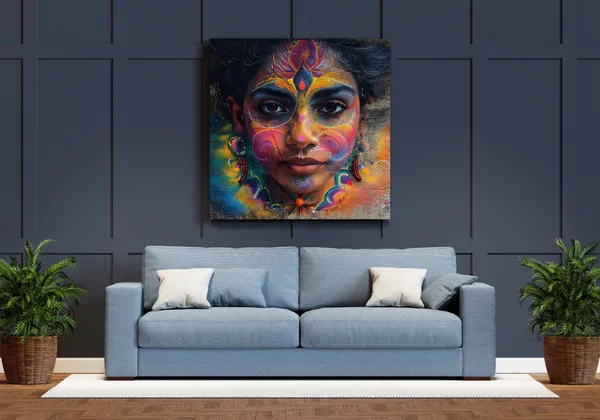 Colorful_Tribal_Face_Abstract_Canvas_Art