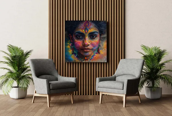 Colorful_Tribal_Face_Abstract_Canvas_Art