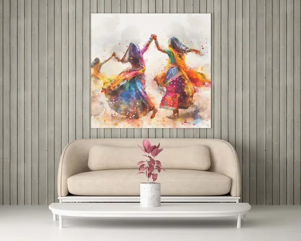 Colorful_Rajasthani_Folk_Dance_Canvas_Art