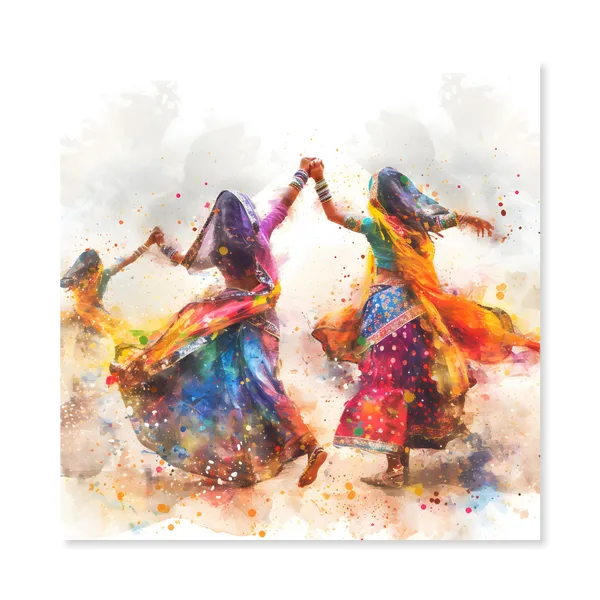 Colorful_Rajasthani_Folk_Dance_Canvas_Art