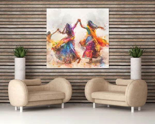 Colorful_Rajasthani_Folk_Dance_Canvas_Art