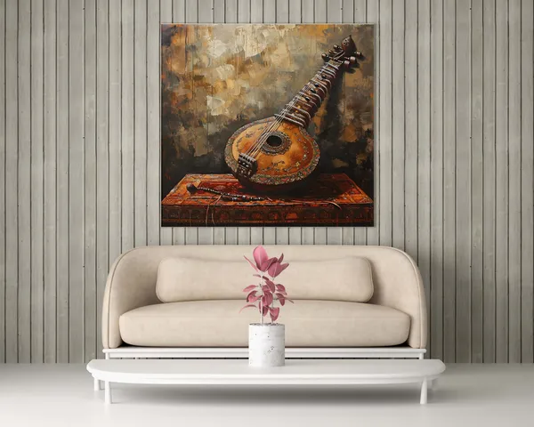Vintage_Indian_Sitar_Canvas_Art