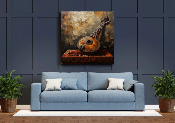Vintage_Indian_Sitar_Canvas_Art