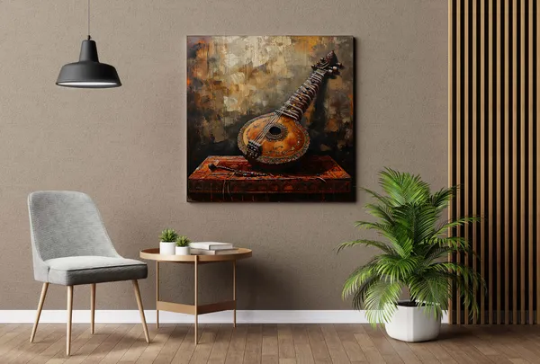 Vintage_Indian_Sitar_Canvas_Art