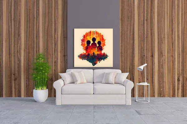 Abstract_Indian_Childhood_Canvas_Art