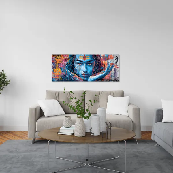 Abstract_Lord_Shiva_Pop_Art_Canvas