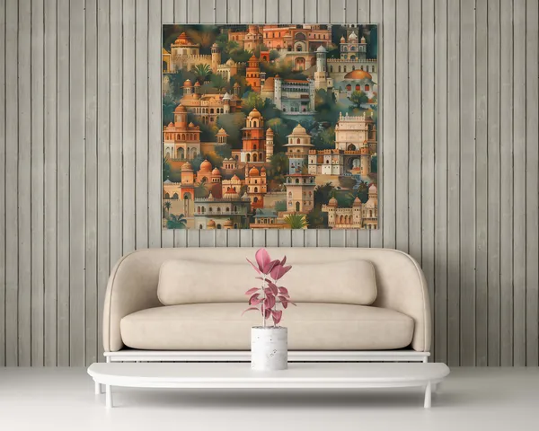 Indian_Heritage_Architecture_Collage_Canvas_Art
