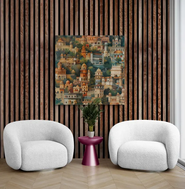 Indian_Heritage_Architecture_Collage_Canvas_Art