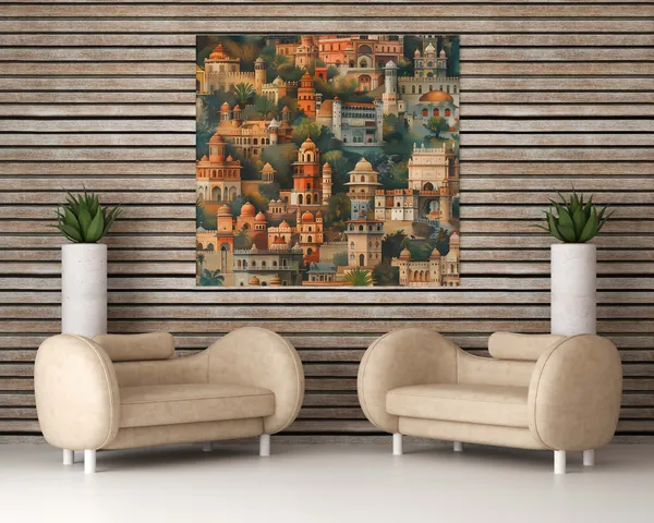 Indian_Heritage_Architecture_Collage_Canvas_Art