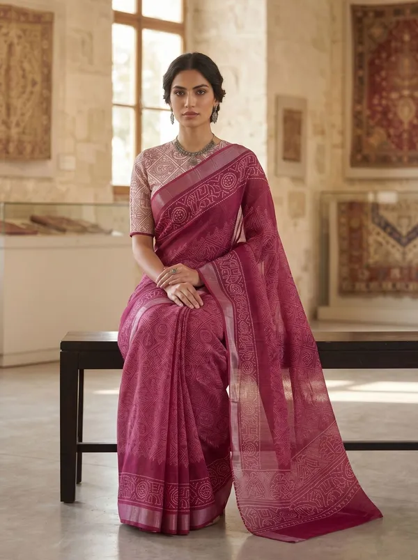 Magenta_Art_Silk_Cotton_Saree_with_Silver_Zari_Border_&_Digital_Print