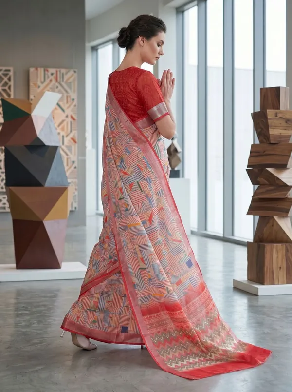 Pink_Multi_Art_Silk_Cotton_Digital_Printed_Saree_with_Silver_Zari_Border