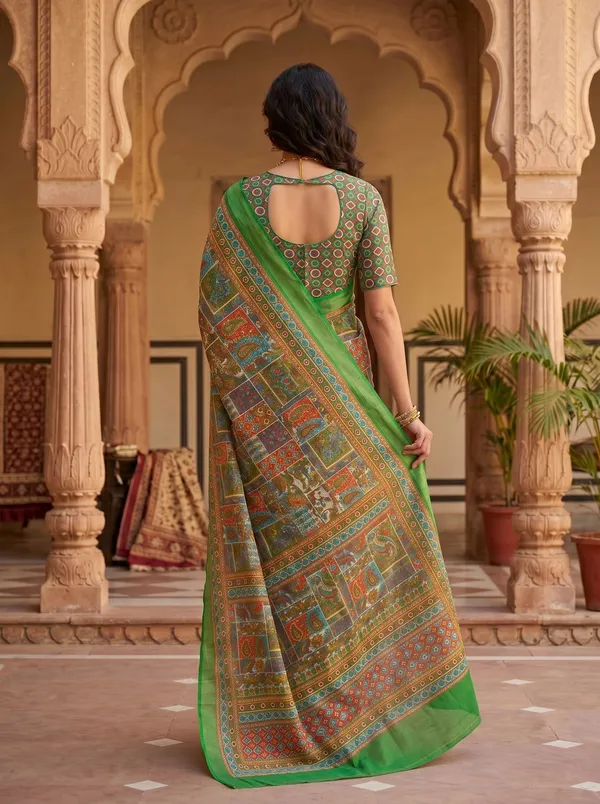 Multi_Color_Digital_Printed_Art_Silk_Cotton_Saree_with_Silver_Zari_Border