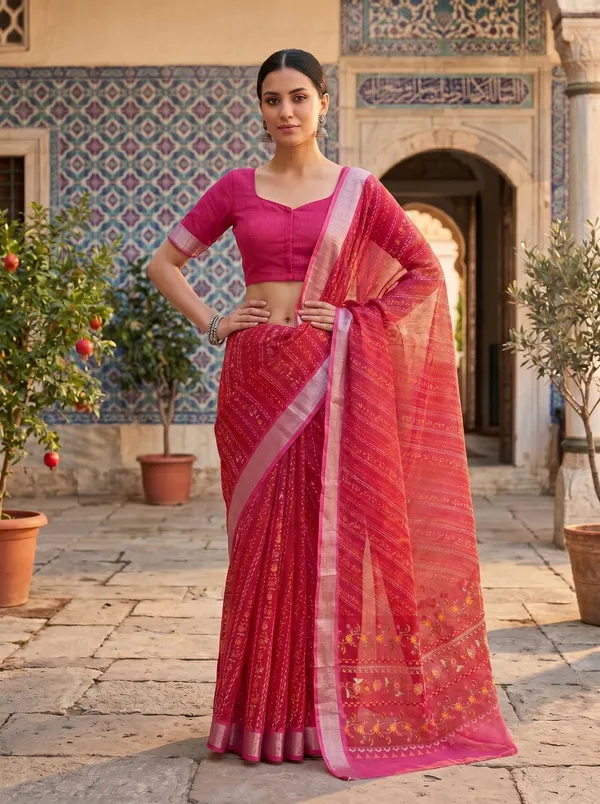 Pink_Art_Silk_Cotton_Digital_Printed_Saree_with_Silver_Zari_&_Pink_Border