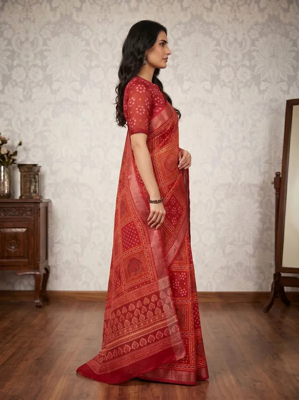 Red_Art_Silk_Cotton_Digital_Printed_Saree_with_Silver_Zari_Border