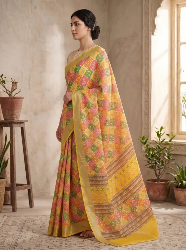 Yellow_Art_Silk_Cotton_Digital_Printed_Saree_with_Zari_Border