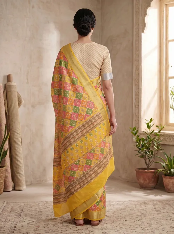 Yellow_Art_Silk_Cotton_Digital_Printed_Saree_with_Zari_Border
