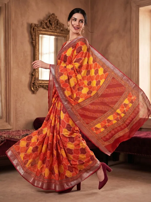 Multi-Color_Digital_Printed_Art_Silk_Cotton_Saree_with_Silver_Zari_Border