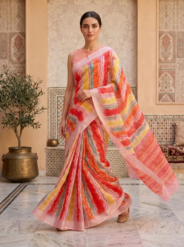 Art_Silk_Cotton_Multi_Color_Digital_Printed_Saree_with_Silver_Zari_Border