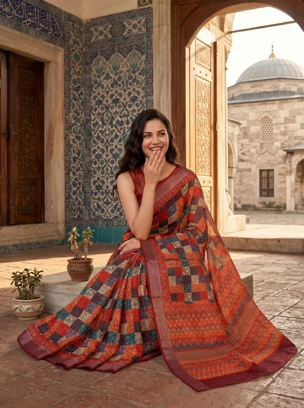 Multi-color_Art_Silk_Cotton_Digital_Printed_Saree_with_Silver_Zari_Border