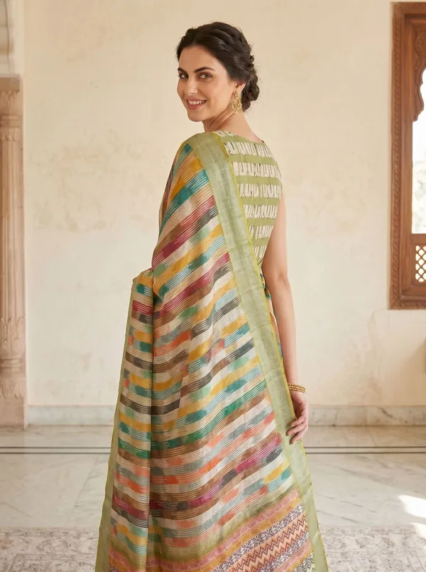Multi_Color_Digital_Printed_Art_Silk_Cotton_Saree_with_Silver_Zari_Border