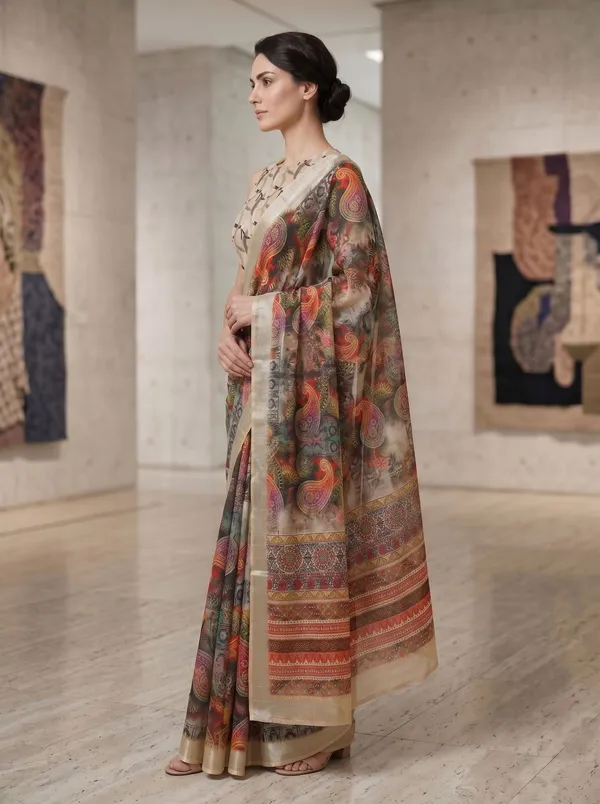 Multi_Color_Art_Silk_Cotton_Digital_Printed_Saree_with_Silver_Zari_Border
