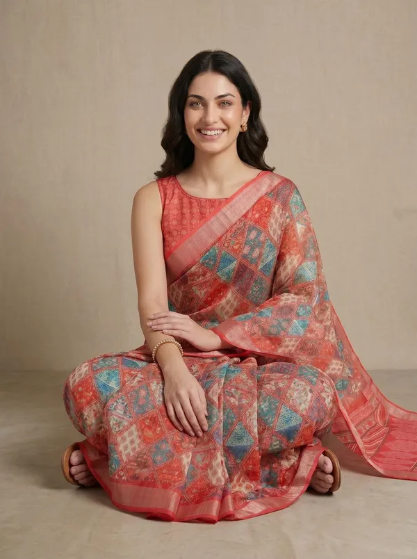 Coral_Art_Silk_Cotton_Digital_Printed_Saree_with_Silver_Zari_Border