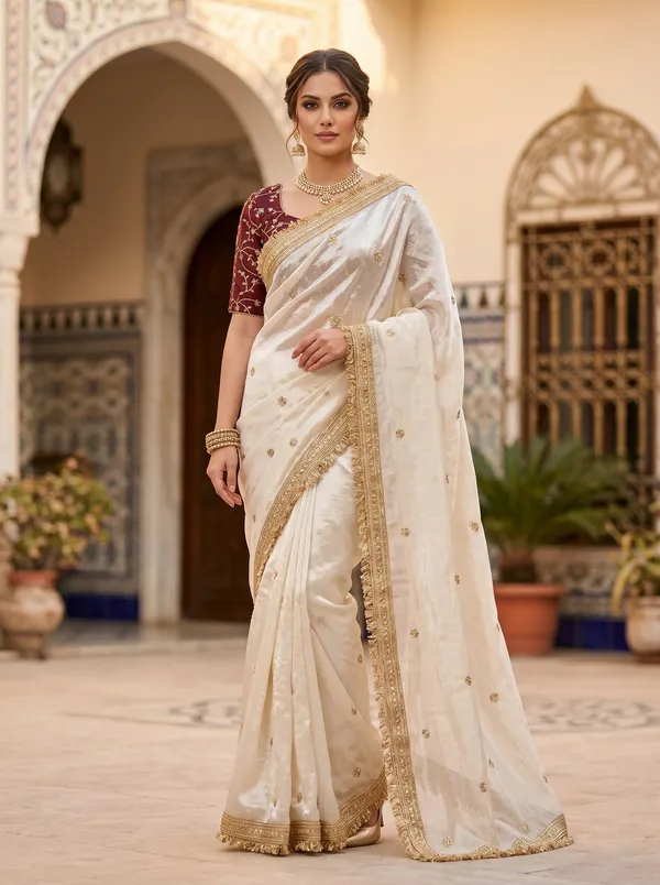 Off_White_Tissue_Satin_Silk_Saree_with_Zari,_Sequence_&_Fringe_Lace