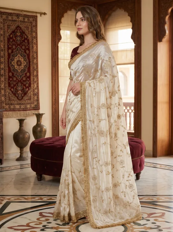 Off_White_Tissue_Satin_Silk_Saree_with_Sequence,_Bead_Work_&_Fringe_Lace