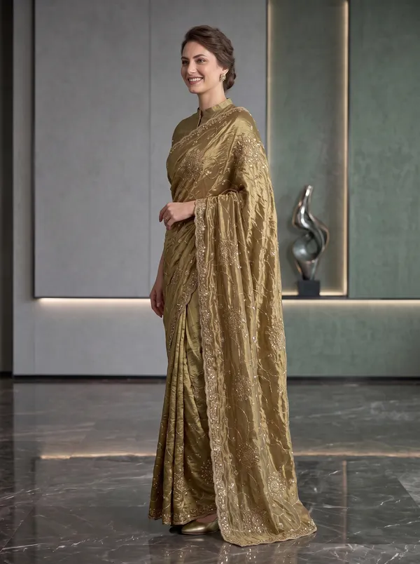 Georgette_Satin_Embroidered_Saree_with_Zari,_Sequence_and_Beads_Work