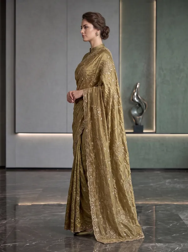 Georgette_Satin_Embroidered_Saree_with_Zari,_Sequence_and_Beads_Work